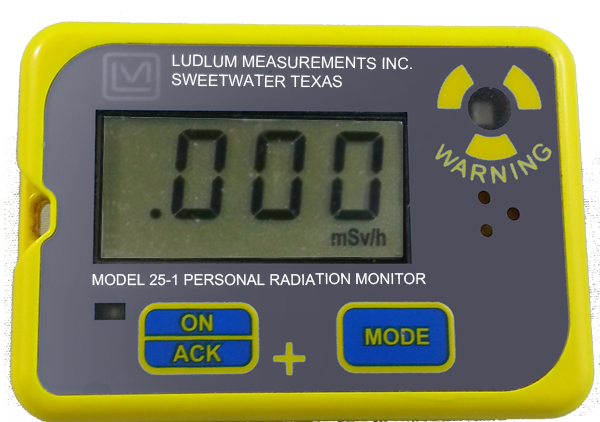 Ludlum Model 25-1 Digital Dosimeter